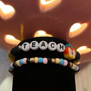 Teacher bracelet set✏️📓